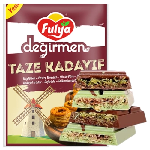 Kataifi ciasto makaron do czekolady dubajskiej baklawy Taze Kadayif Fulya 400g